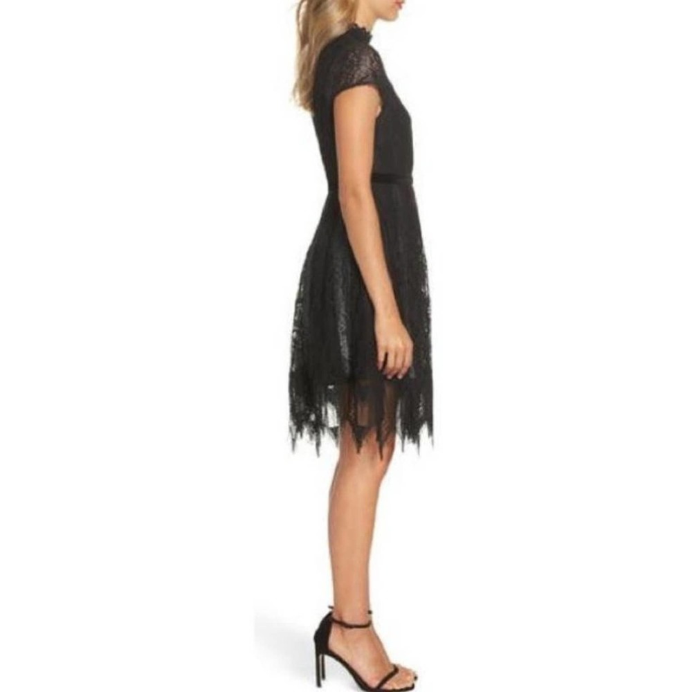 Foxiedox Womens Maisie Lace Cocktail Dress Size 4 Mid Length Dress NEW FA931DR - Picture 3 of 10